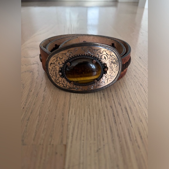 Tiger Eye Belt made by SF artist - Picture 3 of 4